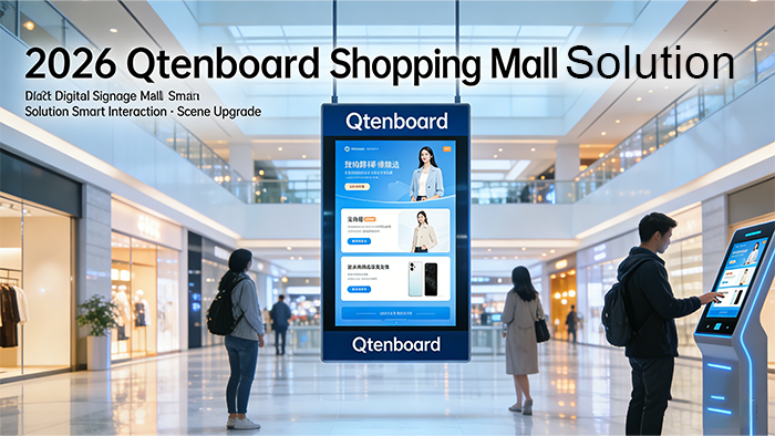 Latest company blogs about Shopping Mall Digital Signage Solutions 2026 | Professional Qtenboard® Displays