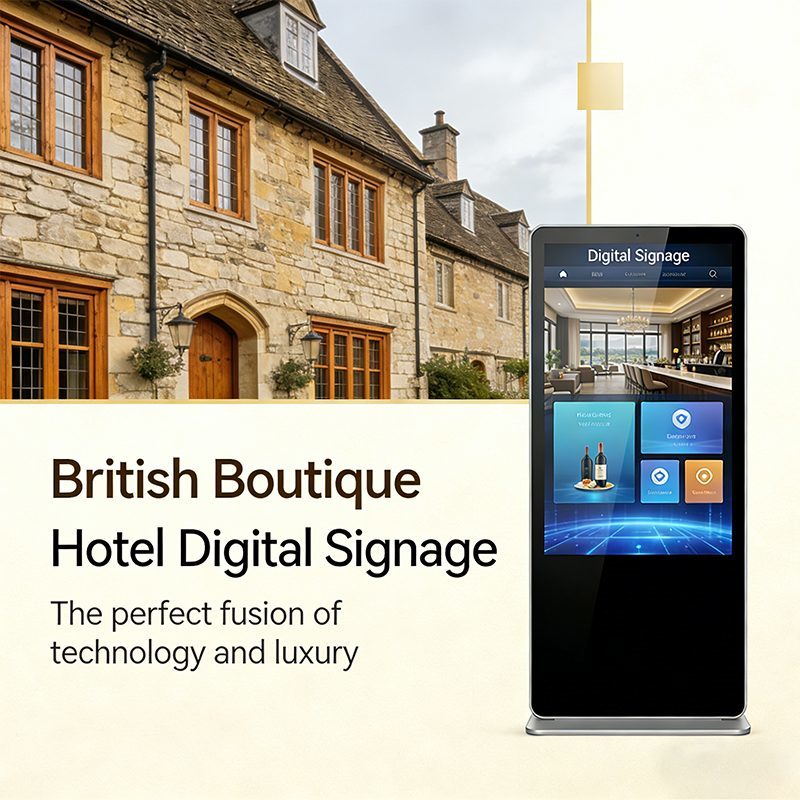 Latest company blogs about UK Hotel Digital Signage: Solving Cumbersome Content Management with 32-inch Vertical Smart Displays