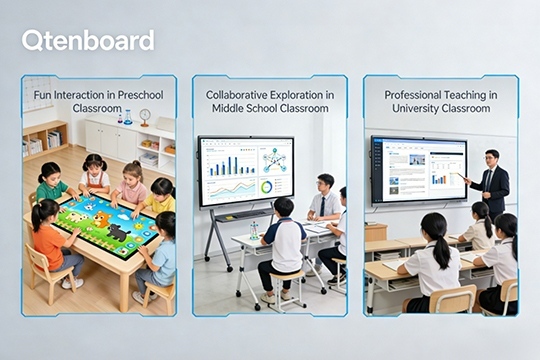 Последние блоги о компании Qtenboard School Interactive Displays: Suitable for All Student Ages