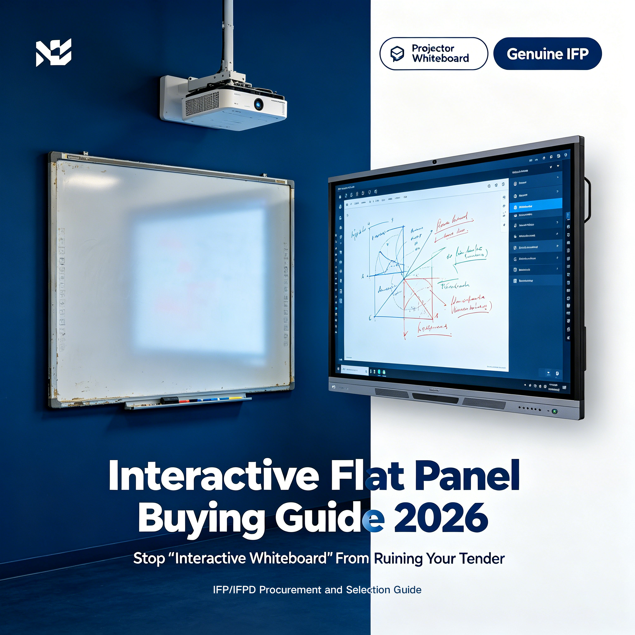 Últimos blogs de la empresa sobre IFP vs Interactive Whiteboard: 2026 B2B Buying Guide