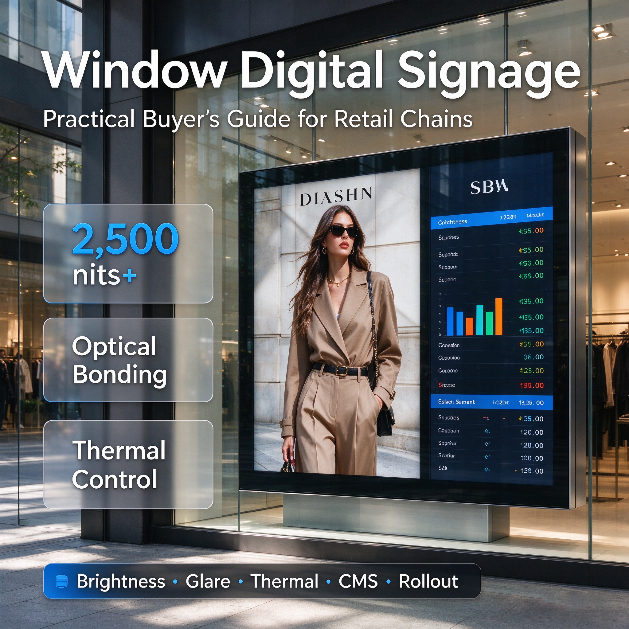 Последние блоги о компании Window Digital Signage Guide for Retail Chains | Qtenboard