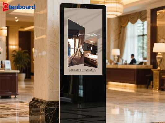 Qunmao 65 pulgadas LCD Android reproductor de publicidad 2K Hotel Lobby Digital señalización