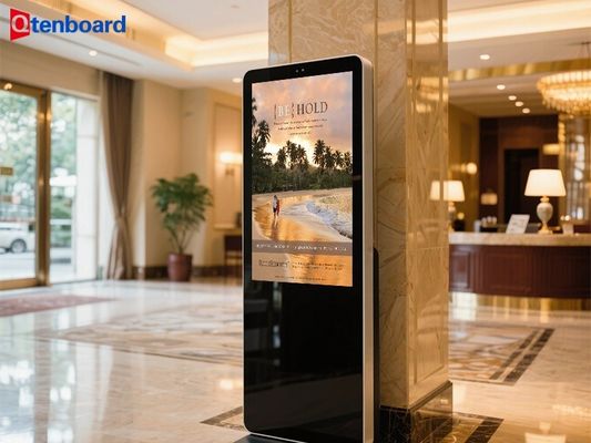 Qunmao Wholesale Hotel Digital Signage Android Pavimento Standing Indoor Digital Signage