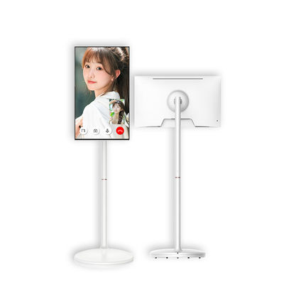Buy Floor Standing Portable Tv Tablet Follow By Me 21.5 Inch Smart Tvs Mobile With Camera online manufacture
