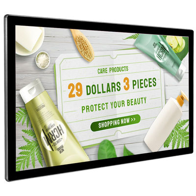 Buy 4K Resolution Energy Saving Wall Mount Digital Signage LCD Display for Indoor Advertising online manufacture