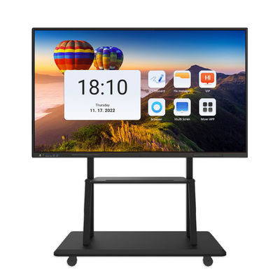 Buy Meeting Smart Board 55 Inch 4mm Tempered Glass Interactive Display Panel With Free Accessories online manufacture