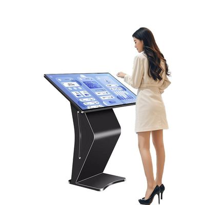 Buy 55 65 Inch Dual System Portable Touchscreen Kiosk for Self-Service Digital Signage online manufacture