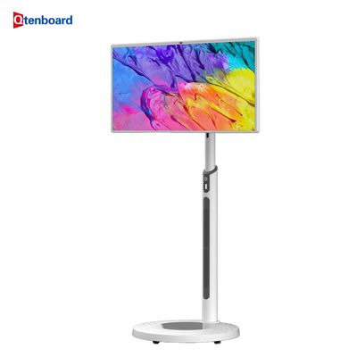 kopen Qtenboard Stand by Me Android Mobile Screen 1080p Touch Screen Tablet Draagbare Touch Screen Monitor op Wielen online vervaardiging