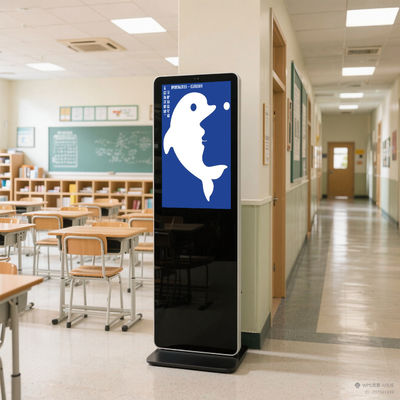 ซื้อ Android OS Qunmao School Digital Signage กันฝุ่น กันน้ํา ความสว่างสูงและการออกแบบเรียบเนียนด้วยความละเอียด 2K / 4K online manufacture