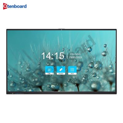 Buy 55-110 Inch Interactive Flat Panel Smart Digital Whiteboard with Type-C Connectivity 40-50 Touch Points and 4mm Tempered Glass online manufacture