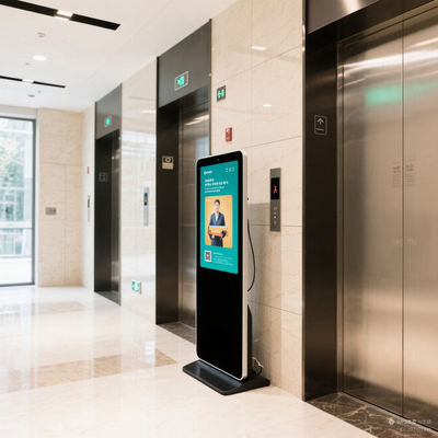 Buy Qunmao 32 43 55 Inch Android Monitor Lcd Advertising Player Bank Digital Signage Totem online manufacture