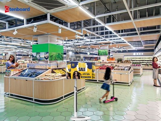 خرید تبلت تلویزیون قابل حمل Qtenboard با نور پس زمینه LED سفید برای سرگرمی در صف صندوق online manufacture