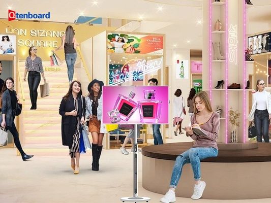 comprar Qtenboard 21,5 polegadas Tablet TV portátil com Google GMS EDLA e taxa de atualização de 60Hz para Smart Mall Concierge Fabricação em linha