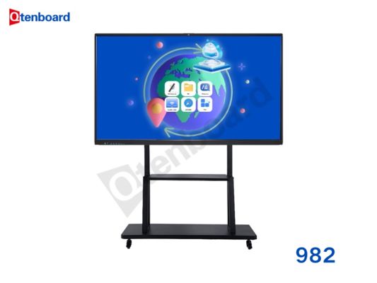 購入 T982 チップセキュリティ機能 USBロック OEMブランド 言語 ビデオ会議サポート 75 86 98 110 インチ インタラクティブフラットパネル online manufacture