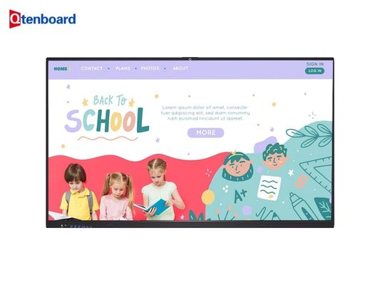 kaufen 86 Zoll Interaktives Weißbrett Bildung Interaktives Display Qtenboard ODM Elektronische Besprechung Digital Flat Panel Smart Board Touchscreen online manufacture