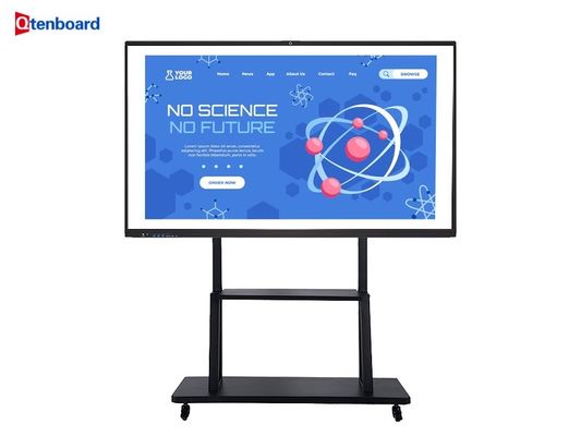 Купить Qtenboard 65 75 86 дюймовый IR сенсорный экран Интерактивная белая доска Цифровая умная доска для образования Классный кабинет online manufacture
