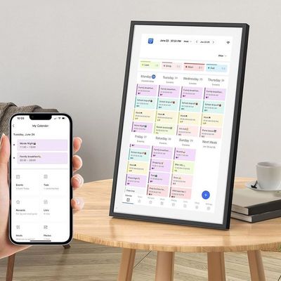 ซื้อ บอร์ดปฏิทินดิจิตอล Qtenboard สําหรับสถานที่ทํางาน Wi-Fi สามารถติดตั้งง่ายและสมบูรณ์แบบสําหรับการผลิตประจําวัน การผลิตออนไลน์