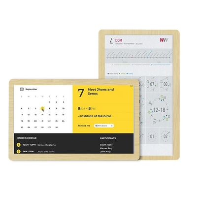 Купить Интеллектуальный календарь-дисплей Qtenboard FHD с ОС Android 11 и настенным дизайном для офисов и школ Производство в сети
