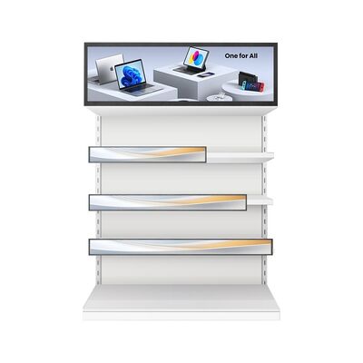 Αγορά Qtenboard Bar LCD Display Εμπορική ψηφιακή σήμανση με 500 cd/m2 Μεγάλη φωτεινότητα 178° ευρεία γωνία θέασης και εύρος μεγέθους 23,1