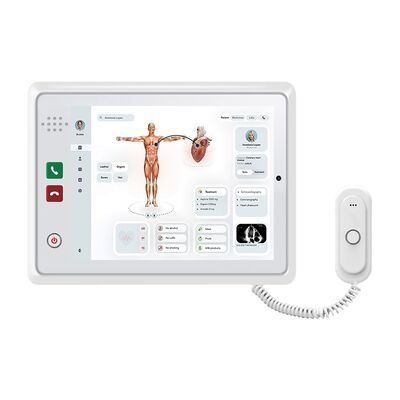 comprare 15Tablet medico Full HD da 6 pollici con fotocamera di privacy e alimentazione Ethernet per flussi di lavoro sanitari sicuri fabbricazione online