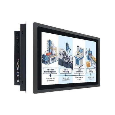 ซื้อ จอภาพอุตสาหกรรมขนาด 32 นิ้ว ความละเอียด Full HD และแรงดันไฟฟ้ากว้าง AC90-250V สำหรับป้ายดิจิทัลและตู้ Kiosk การผลิตออนไลน์