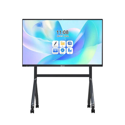 주문 EDLA 시스템 4K 디스플레이 멀티 터치 쓰기 및 스마트 교실 도구를 갖춘 전문 AI 대화형 화이트보드 온라인 제조