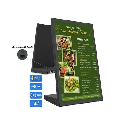 comprar Tablero de menú digital de 23,8 pulgadas con pantalla dividida y reproducción de vídeo para restaurantes Fabricación en línea