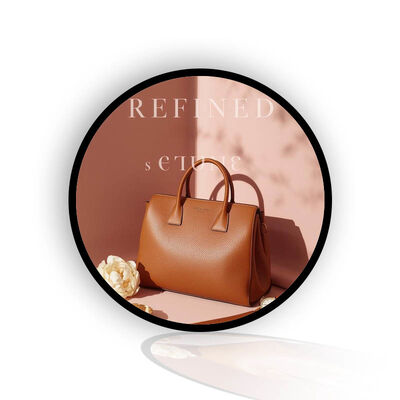 Buy Circular Interactive Digital Signage Display with Optional Touch Screen and Multimedia Playback online manufacture