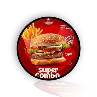 Buy Round Digital Signage Screen with Android System and Remote CMS Management for Advertising Displays online manufacture