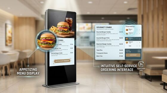 buy Qunmao 4K Interactive Digital Signage Kiosk 55 65 Inch Android Touch Screen Meeting Room Hospital Wayfinding Display online manufacture
