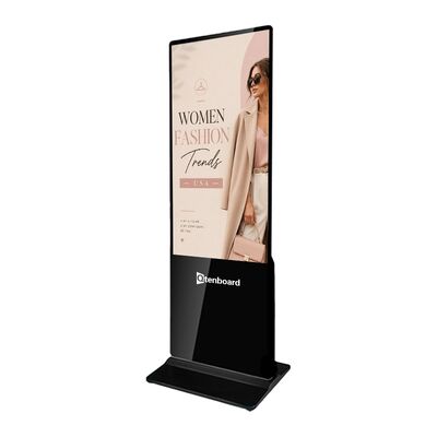خرید کیوسک دیجیتال ساینیج 55 اینچی 4K UHD با روشنایی بالا 500 سی‌دی بر متر مربع و لمس مادون قرمز 20 نقطه‌ای برای مراکز خرید تولید آنلاین