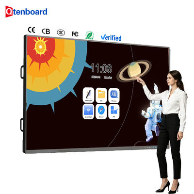 comprar 98 polegadas 4K UHD Tabuleiro Digital Interativo com 50 pontos de toque para auditório e sala de aula Fabricação em linha