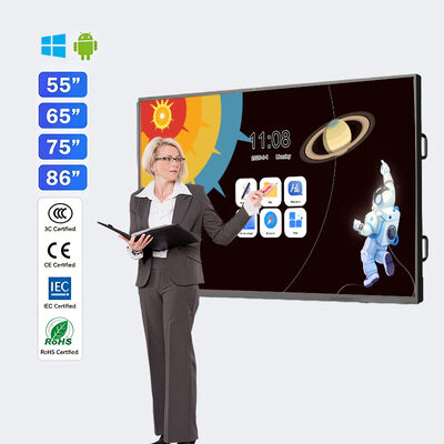 comprar Quadro Interativo Digital 4K UHD de 86 polegadas com Multi-Toque de 50 pontos para Sala de Consulta Hospitalar Fabricação em linha