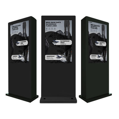Floor Standing Vertical Mobile Capacitive Infrared Touch Screen Advertise Monitor Panel Lcd Hotel Digital Signage