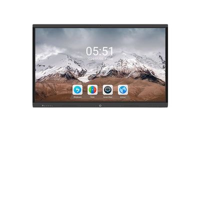 Qtenboard 75 Inch Dual System 40 Point Touch Screen Smart Interactive Whiteboard for Classroom