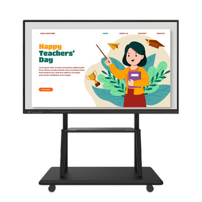 4K LCD Touch Screen Interactive Flat Panel with 40-50 Touch Points and Smooth Writing Digital Whiteboard