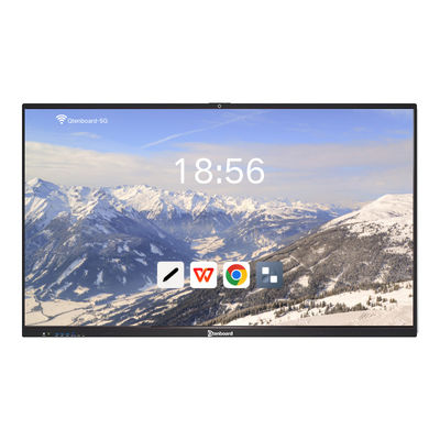Anti-Glare Glass Interactive Flat Panel with 40 Point Touch and Android 8+128G for Enhanced Collaboration