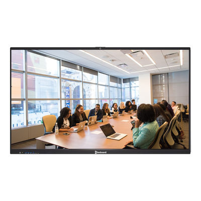 Écran plat interactif 4K Ultra HD antireflet avec 40 à 50 points de contact pour la formation en entreprise
