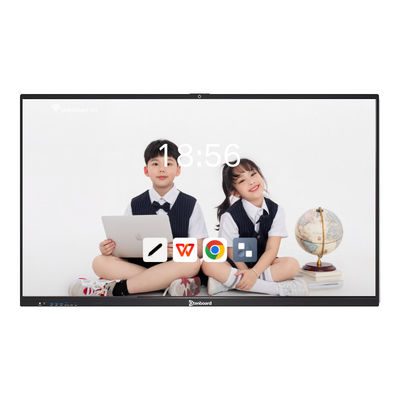 High-Precision 4K Resolution Interactive Whiteboard with 40-50 Touch Points and Dual OS for Education and Meetings