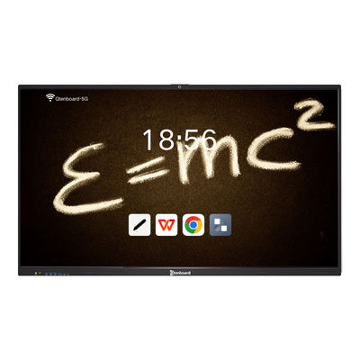 3840 x 2160 Resolution 40-50 Touch Points Anti-glare Surface Interactive Smart Board Digital Whiteboard