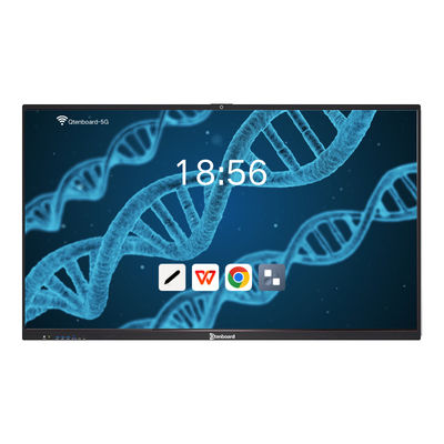 4K 50 Point Touch Screen 1MM Zero Bond Tempered Glass Interactive Whiteboard Smart Board