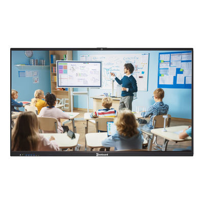 4K High Precision Interactive Smart Board with 40 Point Touch and Custom LOGO