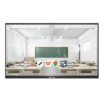 Qtenboard 4K Interactive Whiteboard with 40-50 Touch Points and Android 14 OS for Smart Classrooms