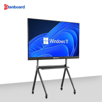 Qtenboard 4K Ultra HD Interactive Flat Panel 55/65/75/85/86 Inch Interactive Digital Whiteboard For Classroom