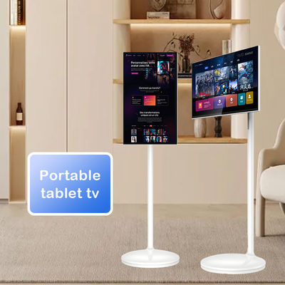 Portable TV Tablet with Built-In Battery Android 13 and 1080p Full-HD Smart Touch Screen TV