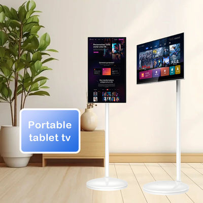 4K Touch Screen Portable TV Tablet with Android 14 and Wireless Rechargeable Stand By Me TV