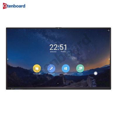 Qtenboard 4K Interactive Flat Panel Teaching Panel Interactive Smart Board for Classroom