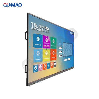 Qtenboard 86 Inch 4K Interactive Board All-In-One LCD Touch Screen Smart White Board