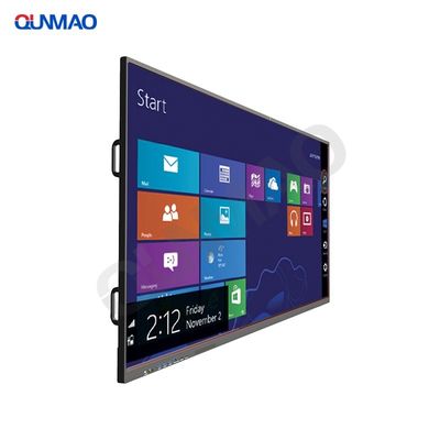 Qtenboard Interactive Smart White Board with 4K Ultra HD Screen 40-50 Point Touch and Dual OS for Education