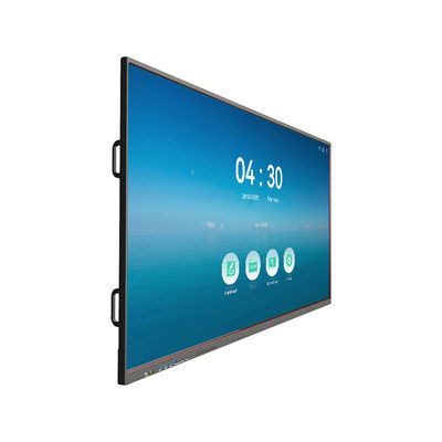 Qtenboard 86 Inch Interactive Flat Panel with 4K LCD Touch Screen and Dual System for Conference and Education